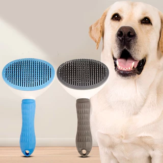 Escova Pente Plástico Ferro Para Pentear e Remover Tirar Pelos Dos Pets Cães E Gatos