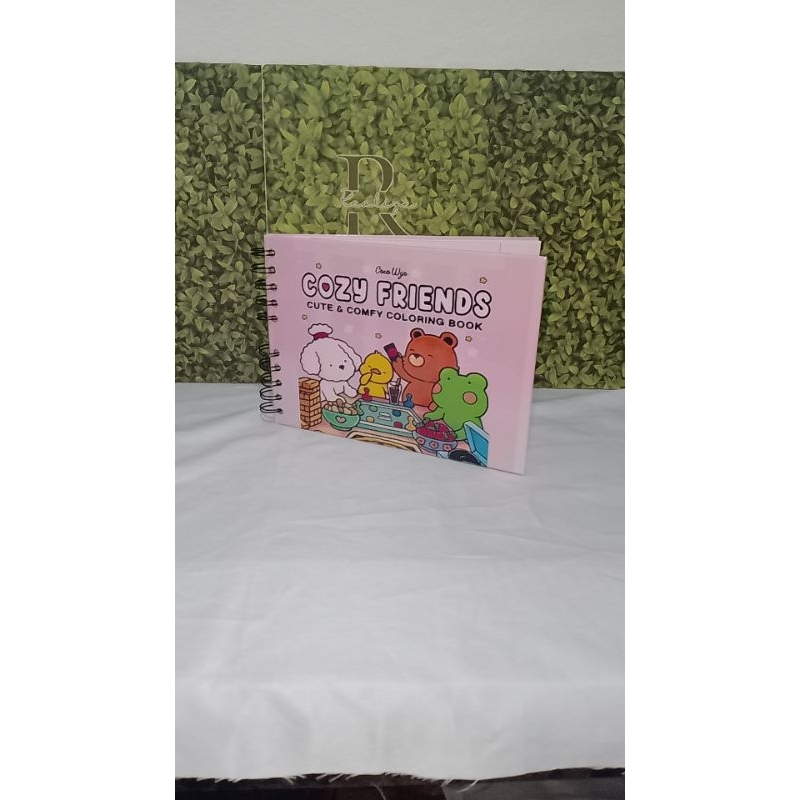 Livro de colorir cozy friends / pintura / cozy friends | Shopee Brasil