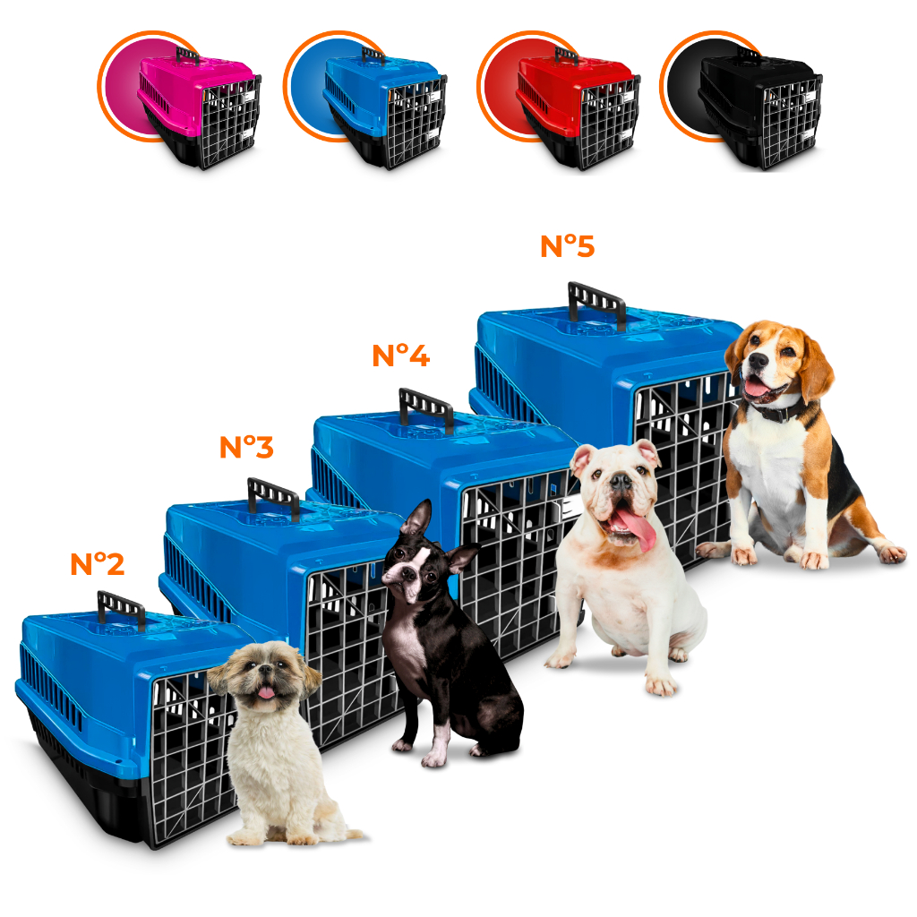 Caixa de Transporte Pet Cachorro Gato Coelho Roedores Aves Filhotes Viagem e Passeio