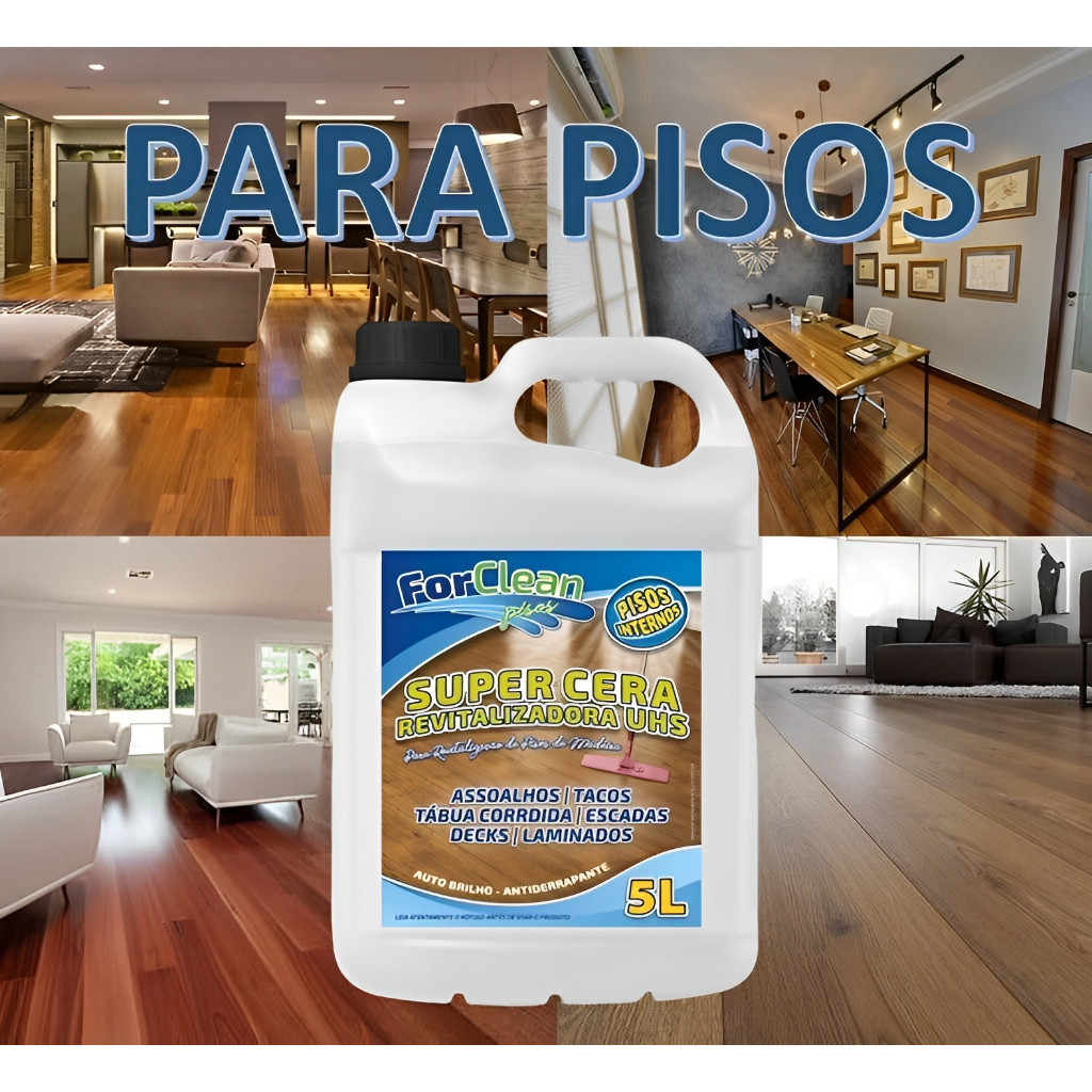 Cera Revitalizadora Para Piso de Madeira, 5 Litros | Shopee Brasil