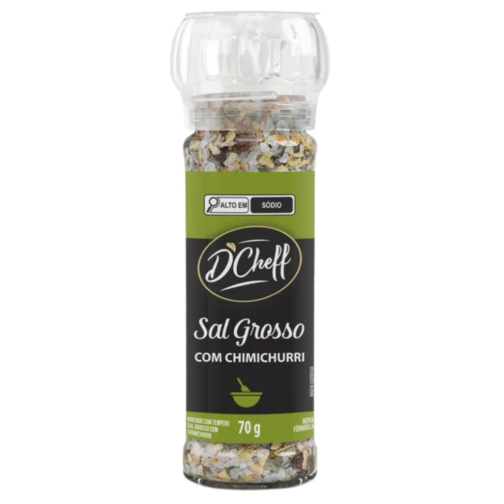 Moedor Sal Grosso com Chimichurri 70g- Dcheff