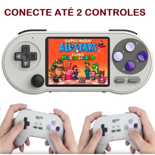 Super Nintendo Portátil 6000+ Jogos 16gb SF2000 Tela IPS 3.0 Vídeo Game Retrô