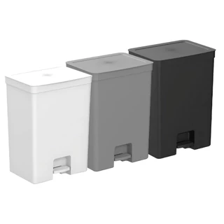Lixeira de Pedal Trium 30L Duplo Compartimento LX4350 - Ou