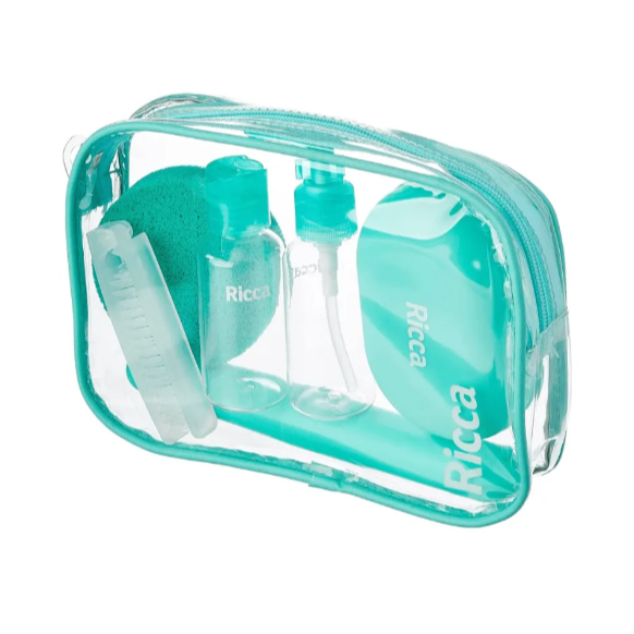 Ricca Beauty Trip Kit de Viagem - Ideal Para Bagagem de Bordo