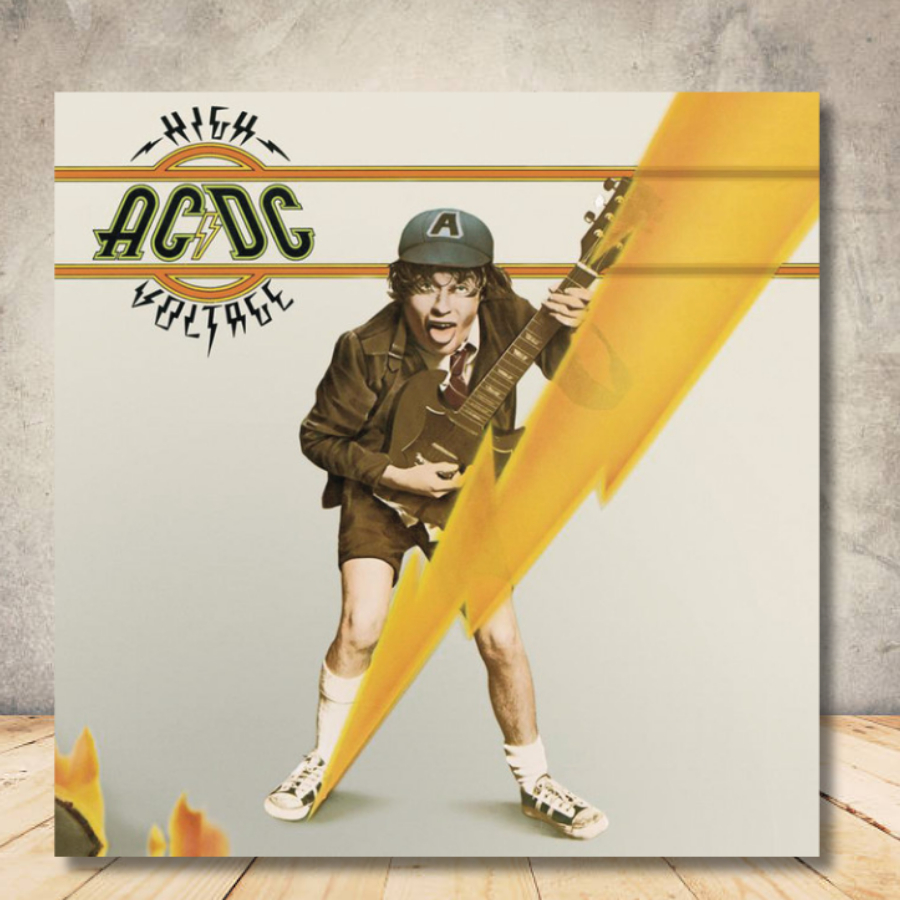 Quadro Placa Decorativa ACDC Ballbreaker AC/DC Albuns de Rock quadrado ...