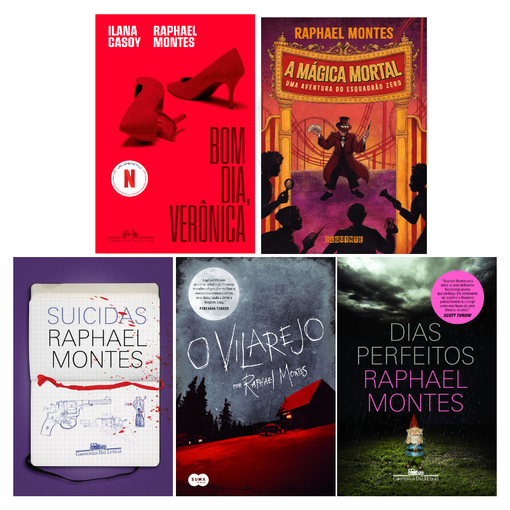 Coleção Raphael Montes - 5 livros