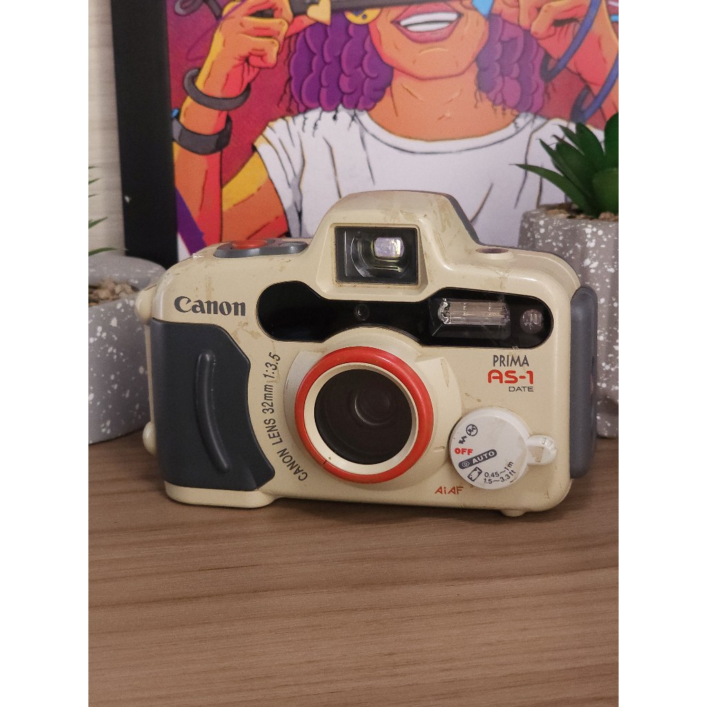 Camera Analógica Canon Prima AS-1 Date | Shopee Brasil