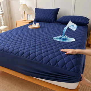 Protetor Lençol Ajustável Impermeável Avulso Para Colchão Berço, Solteiro, Casal, Queen e King em Oferta na Shopee