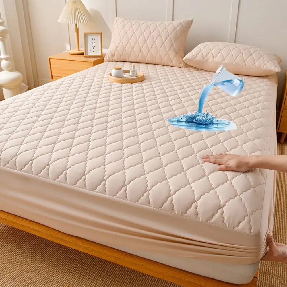 Lençol Protetor Ajustável Macio e Impermeável Decorativo Avulso Para Colchão Berço, Solteiro, Casal, Queen e King