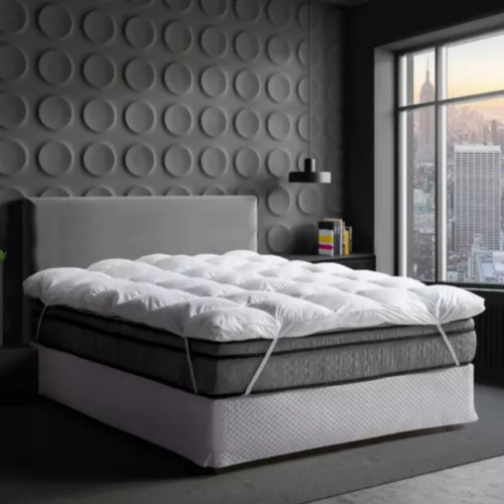 Pillow Top Casal Ortopédico 400 Fios 10cm Micro Percal Grosso Toque ...