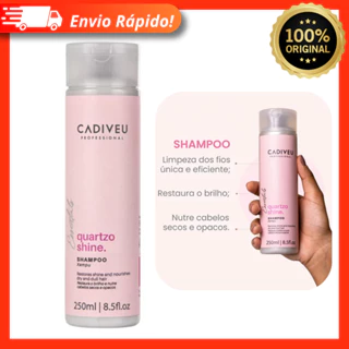 Shampoo Cadiveu Professional Essentials Quartzo Shine Boca Rosa 250ml - 100% Original