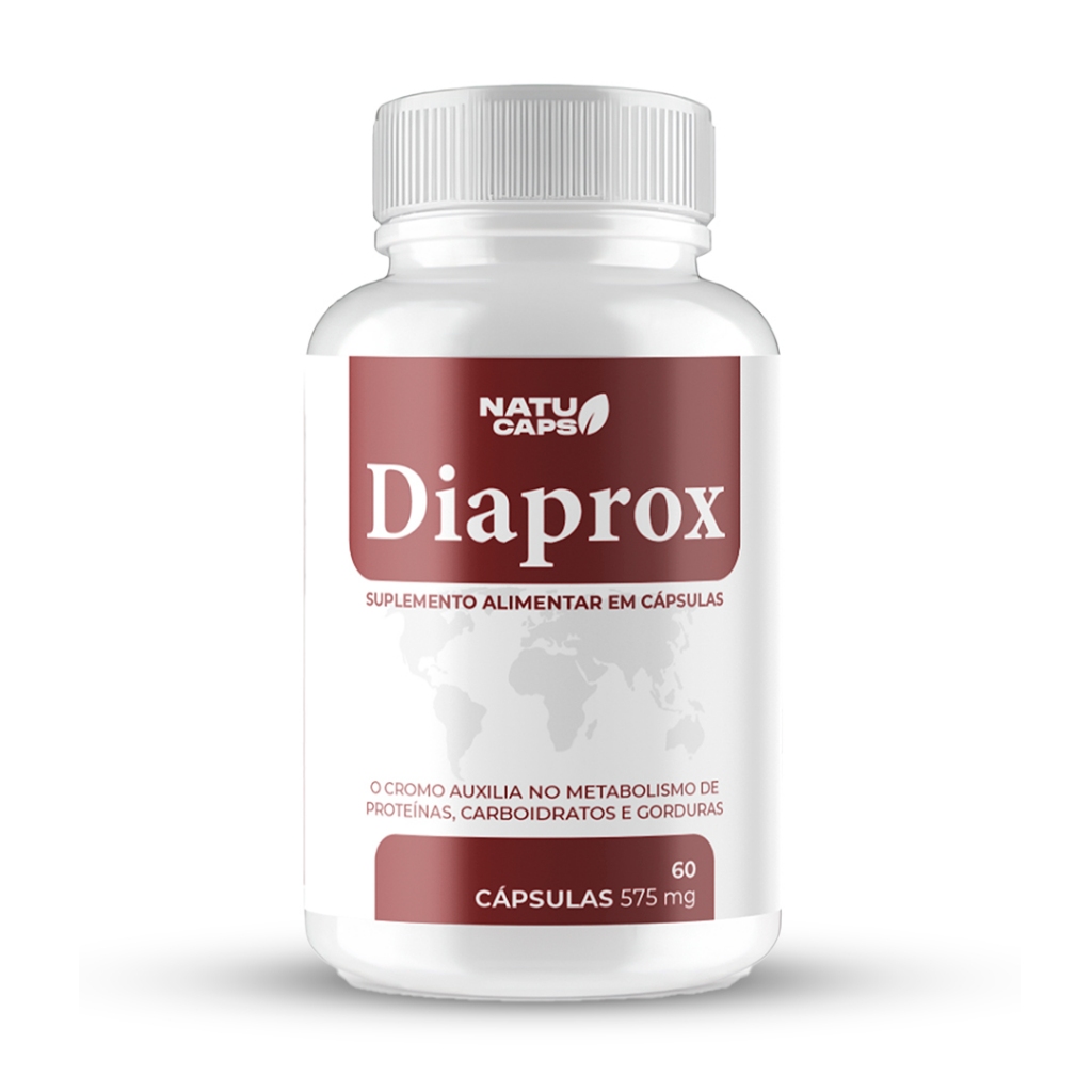1 Pote de Diaprox - 60 Capsulas - Auxílio no controle da Glicose ...