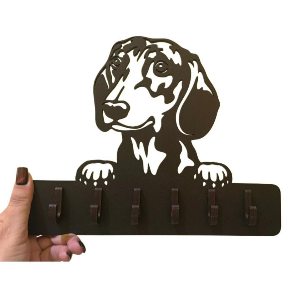 Porta Chaves Cão-Salsicha Dachshund Dog MDF 6mm