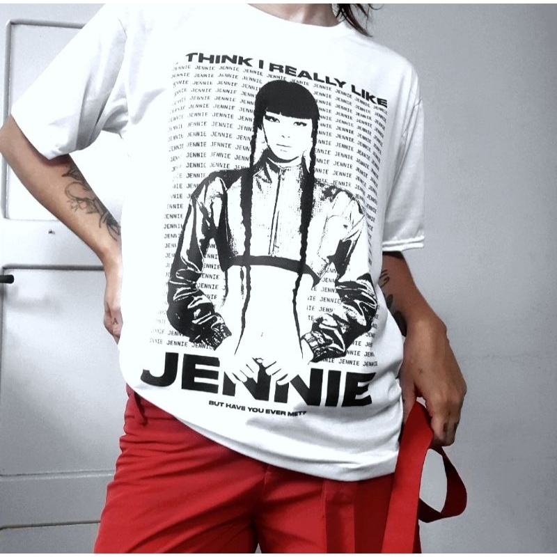 Camiseta Unissex 'like JENNIE' Ruby KPOP Blackpink | Shopee Brasil