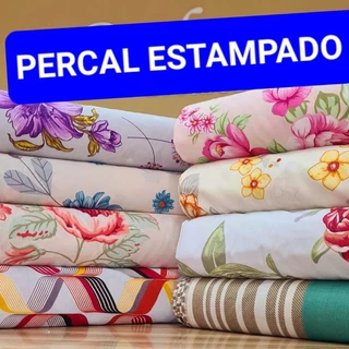 1 METRO TECIDO PERCAL DE LENÇOL ESTAMPADO DE POLIÉSTER EM PROMOÇÃO ! 1m x 2,40m em Oferta na Shopee