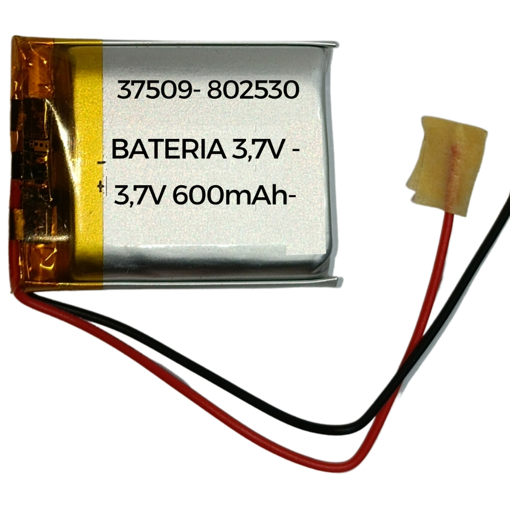 Baterias para gps eletronicos controles remotos e outros aparelhos de 3,7v 600mah