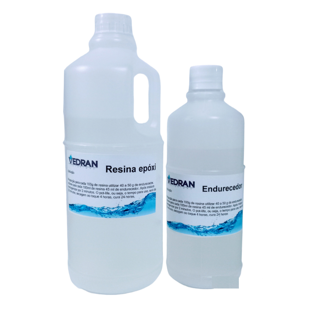 Resina epoxi Vedran kit 1,5 kg | Shopee Brasil