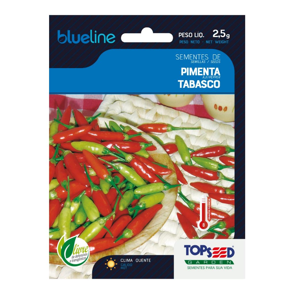 620 SEMENTES DE PIMENTA TABASCO - PIMENTA ARDIDA TABASCO (11029 ...