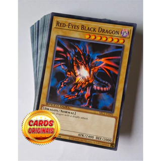 Yugioh Deck Dragão Negro de Olhos Vermelhos - Cartas Originais