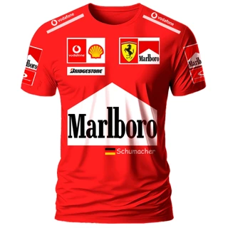 Camiseta Reset Formula 1 Schumacher 100% Algodão
