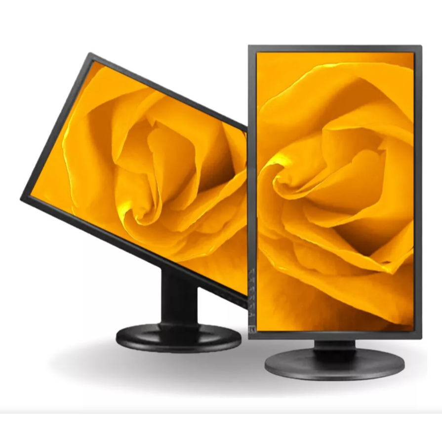 Monitor giratório 20 polegadas Led para computador DVR base ajustável