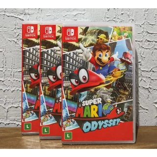 Super Mario Odyssey - Nintendo Switch - Mídia Física - Lacrado em