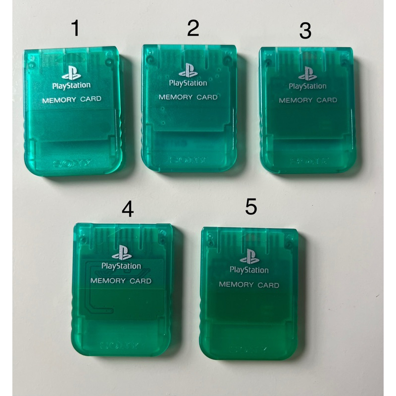 Memory Card PlayStation 1 Original Sony – SCPH-1020 Verde Translúcido