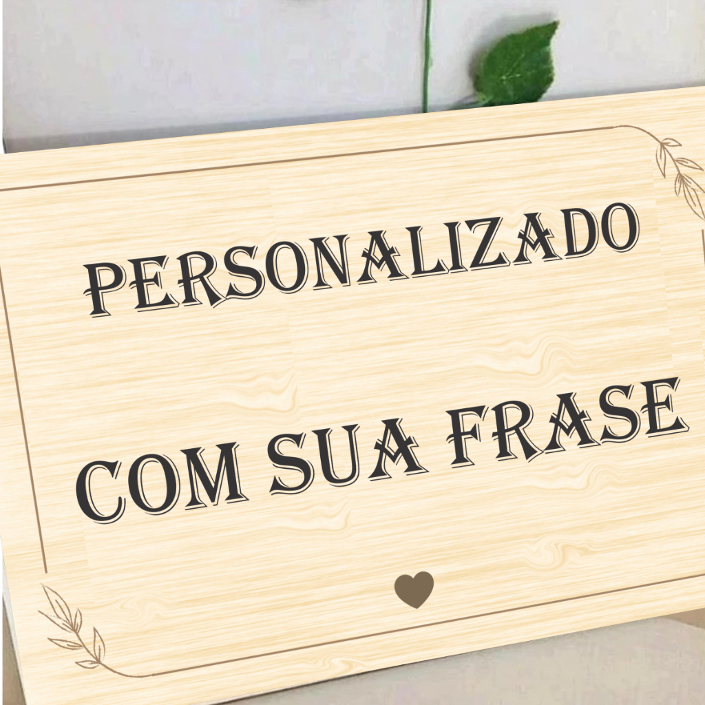 PLACA De Casamento personalizado COM SUA FRASE Placa Entrada Noiva Noivado decoração