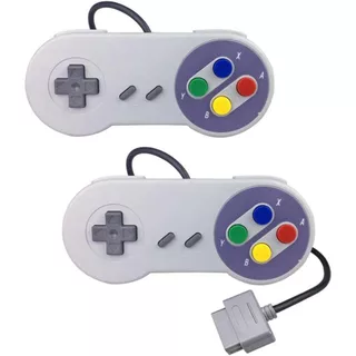Controle Retrô Super Nintendo Snes Joystick Gamepad para Console Video Game