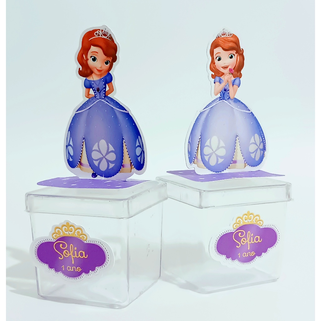 Apliques cx acrilica 3D Princesa Sofia | Shopee Brasil
