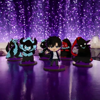 kit totem display personagens de mesa Solo Leveling combo com 6