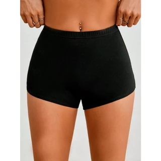 Mini Shortinho Legging Curto Feminino Short Justo
