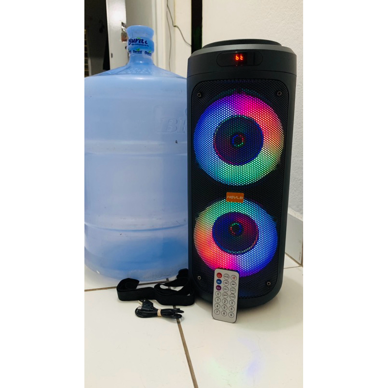 Caixa de Som Bluetooth Portatil 2200w (p.m.p.o.) Heyld HY- Karaokê