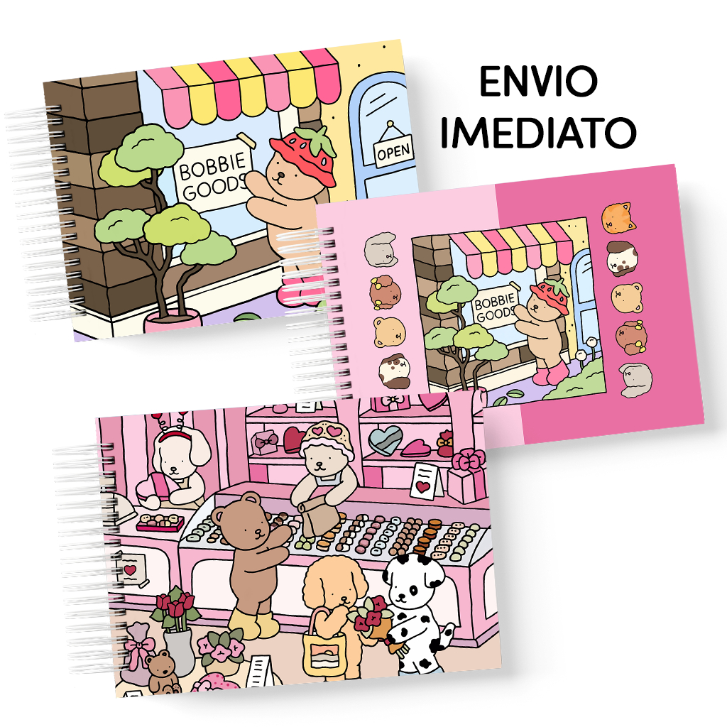 Bobbie Goods Livro de colorir - 50 folhas de papel grosso e capa dura ...