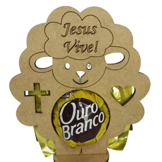 Kit 40 Lembrancinha Páscoa Porta bombom em MDF Escola Brinde em Oferta na Shopee