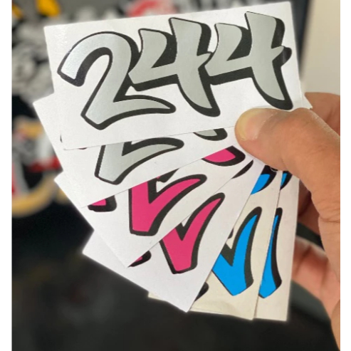 ADESIVO 244 MOTO | Shopee Brasil