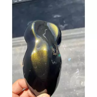 Tinta automotiva base poliéster preto moonblack golden Exclusiva 450/900ml