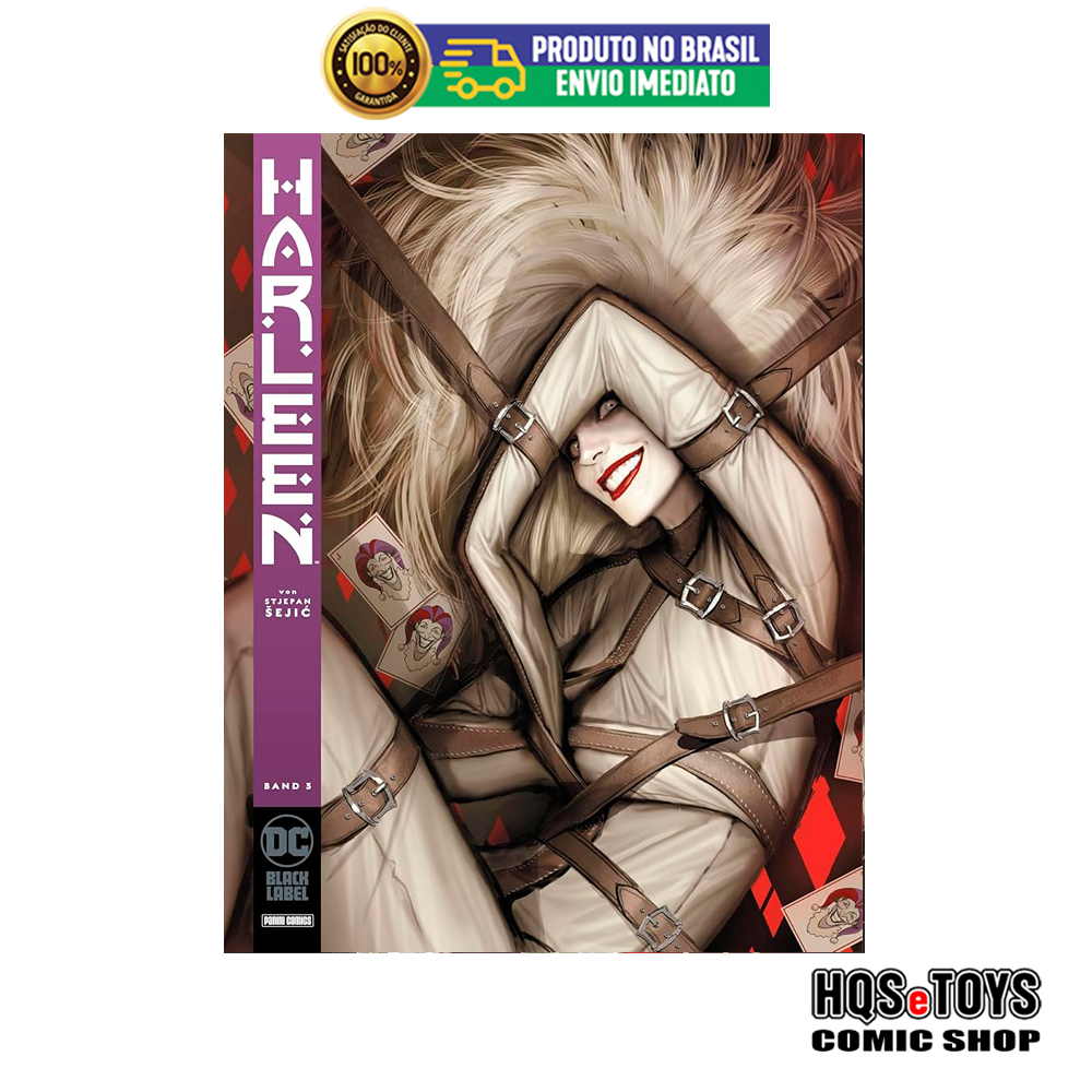 Harleen Livro 3 Volume Novo Batman DC Comics Black Label Panini