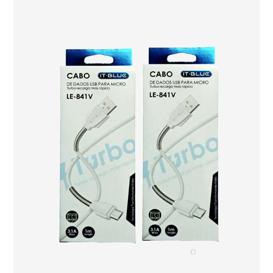 iPhone / v8 / tipo-c 2.4a cabo de dados USB IT-BLUE com proteção