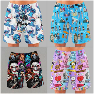 samba canção masculino pijama cueca dormir dorama Bts anime desenhos em Oferta na Shopee