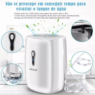800ml Ambiente Antimofo Desumidificadores Eletrico Desumidificador De Ar 127v/220v Bivolt Yesop
