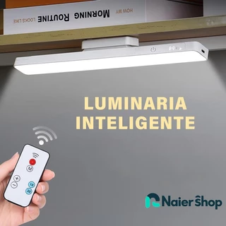 Luminária Inteligente Tática Recarregável Controle Remoto+Base Magnética 3 CCT Portátil ou Suspensa