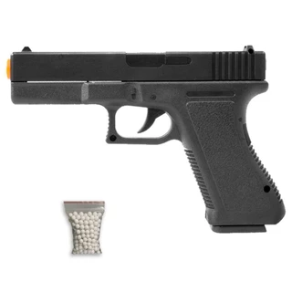 Pistola de Airsoft Spring Glock V307 6mm – Vigor + Acessórios