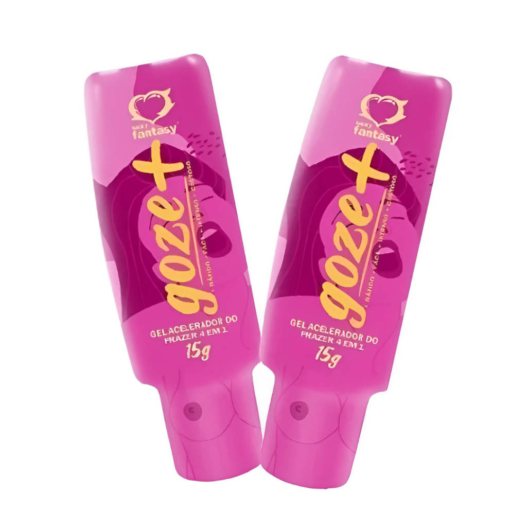 Kit 2 Goze + Gel Lubrificante Excitante Acelerador do Prazer Feminino ...