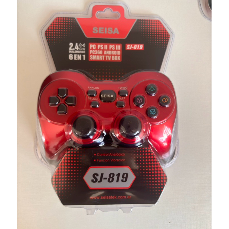 CONTROLE JOYSTICK SEM FIO ( LACRADO)COM BATERIA RECARREGAVEL PARA