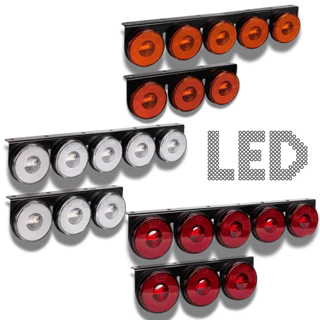 Lanterna Caminhão Carreta Trailer Caretinha Maria Bojuda Foguinho Em Led - Bi Volt 5 Lugares em Oferta na Shopee