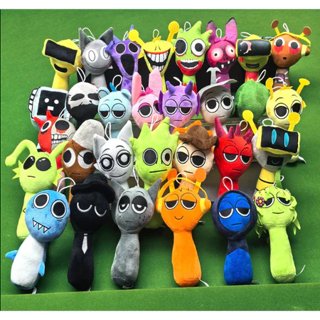 Sprunki Boneca De Pelúcia Incredibox Brinquedo Presente Para Crianças