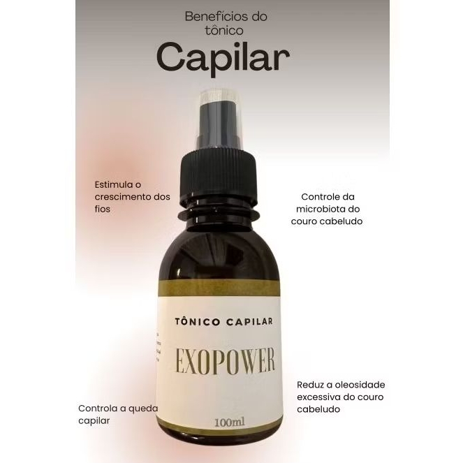 tônico capilar exopower com exossomos | Shopee Brasil