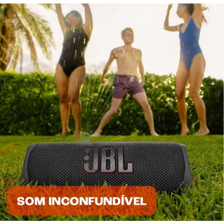 Caixa de Som Bluetooth JBL Flip 6 30W Preta - JBLFLIP6BLK | Shopee Brasil