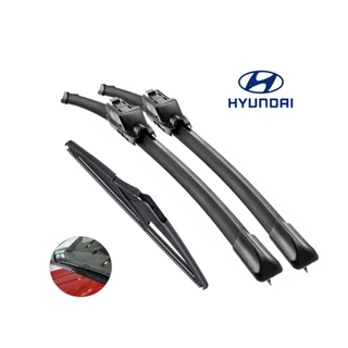 Jogo Palhetas Limpador de Parabrisa Silicone Chuva Hyundai Hb20 Sonata Azera Creta Tucson Veloster